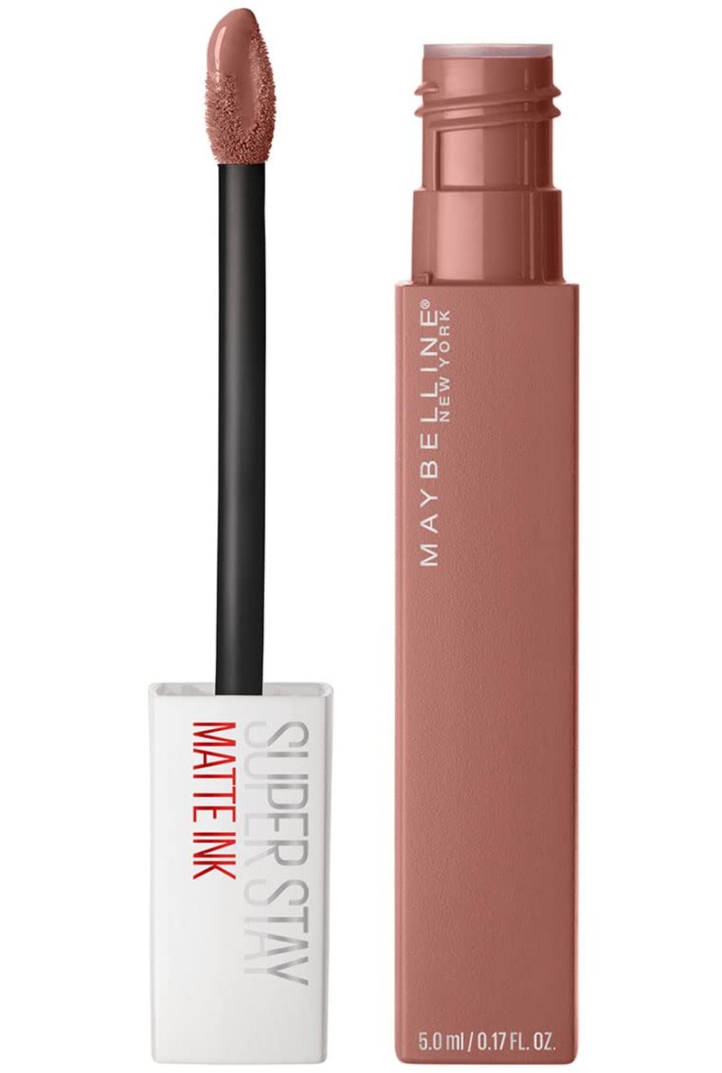 MAYBELLINE Super Stay Matte Ink Liquid Lipstick Makeup Long Lasting High Impact Color Up to 16H Wear Amazonian Nude Brown & Seductress Light Rosey Nude