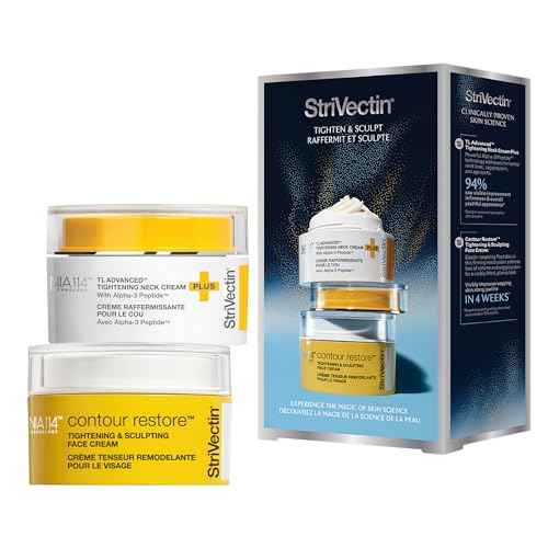 StriVectin TL Advanced¢â Holiday Duo Tighten and Sculpt Kit, Brighten and Lift Skin Tone, Peptides and Hyaluronic Acid