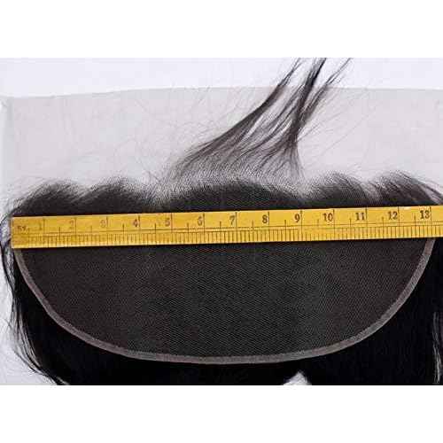 13x6 Lace Frontal Body Wave HD Transparent Frontal Ear to Ear 13x6 Lace Frontal Closure With Baby Hair Free Part 100% Virgin Human Hair Closure (16 Inch, 13¡¿6 frontal)