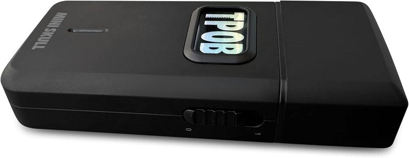Mini Skull Single Shaver - Compact Pocket Design with Turbo Motor | Ideal for Home & Professional Use - Black