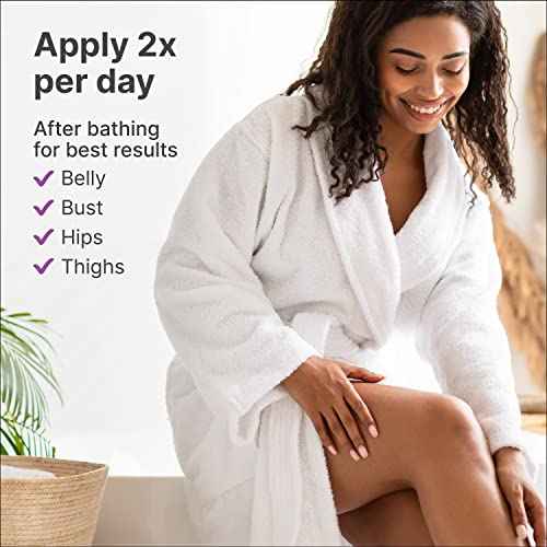 TriLASTIN Maternity Stretch Mark Cream - Hypoallergenic Pregnancy Safe Skin Care - Silicone Scar Cream for Stretch Mark Prevention - Shea Butter Belly Butter Hydration - 4 Oz, Pack of 3