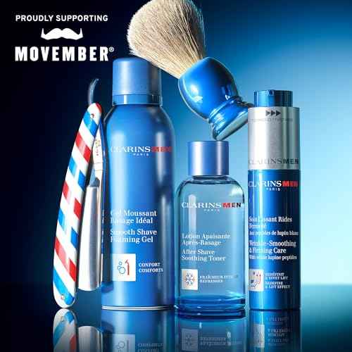 CLARINSMEN Smooth Shave Foaming Gel | Moisturizing Shave Gel for Men| Soothes and Softens| Energizes Skin| Conditions Beard Hair | Helps Protect Against Irritation and Razor Burn | 5.0 Ounces