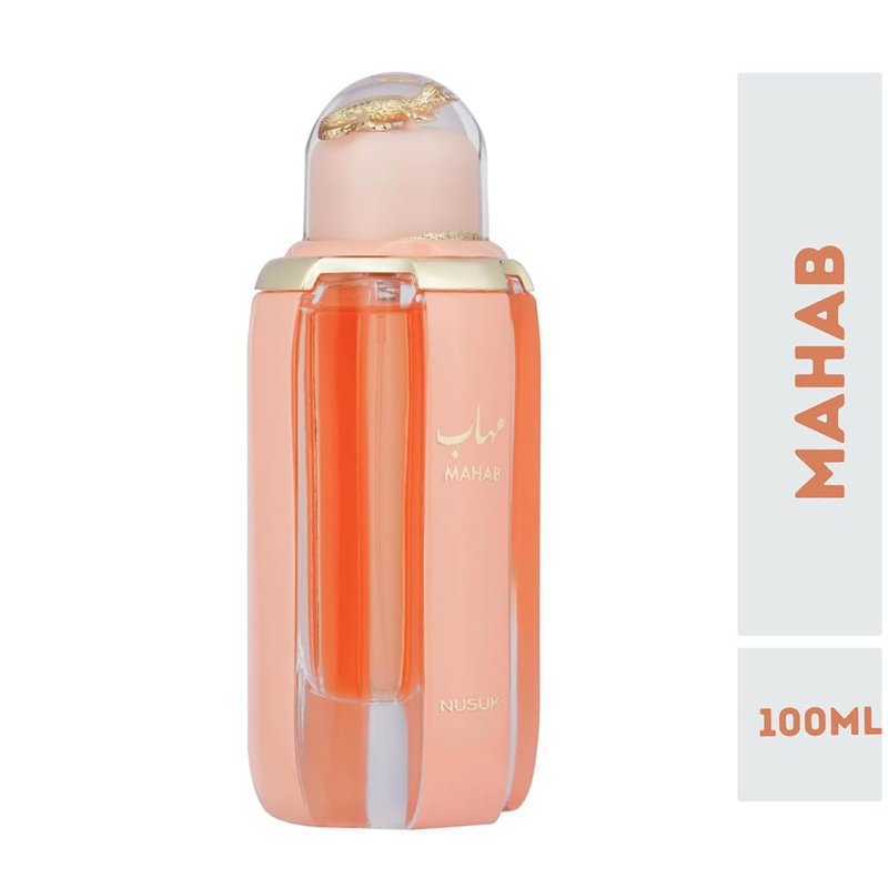 Nusuk Mahab Perfume for Men & Women - Long Lasting Extrait De Parfum Red Fruits & Musk Notes Luxury Oriental Fragrance Gift 100ml