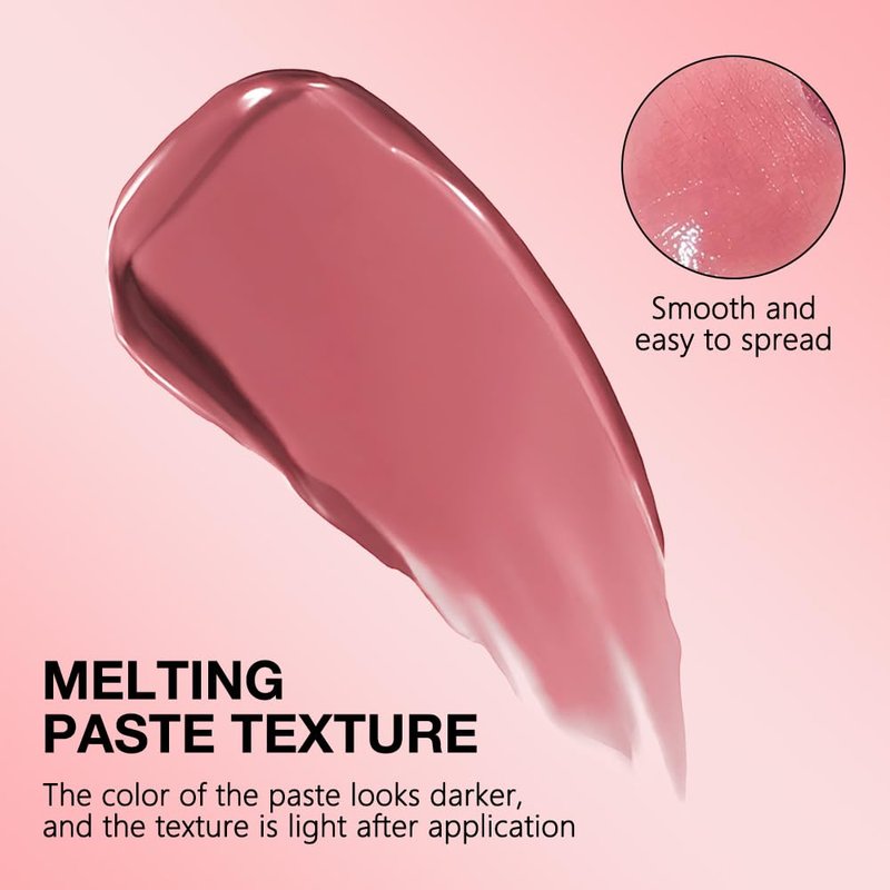 FeiCuiYun Pink Honey Tinted Lip Balm Lip Gloss Lipstick, Sheer Hydrating Lip Gloss Tint, Moisturizing Lip Color for All Skin Tones, Nourishing Lip Balm with a Hint of Natural Black Cherry