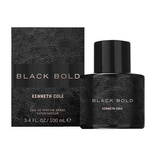 Kenneth Cole Black Bold Eau de Parfum Cologne for Men, 3.4 Fl Oz