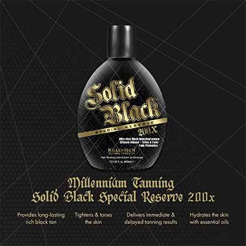 Millennium Tanning Solid Black Special Reserve 200X Tanning Lotion, 13.5 Ounces, 3-pack