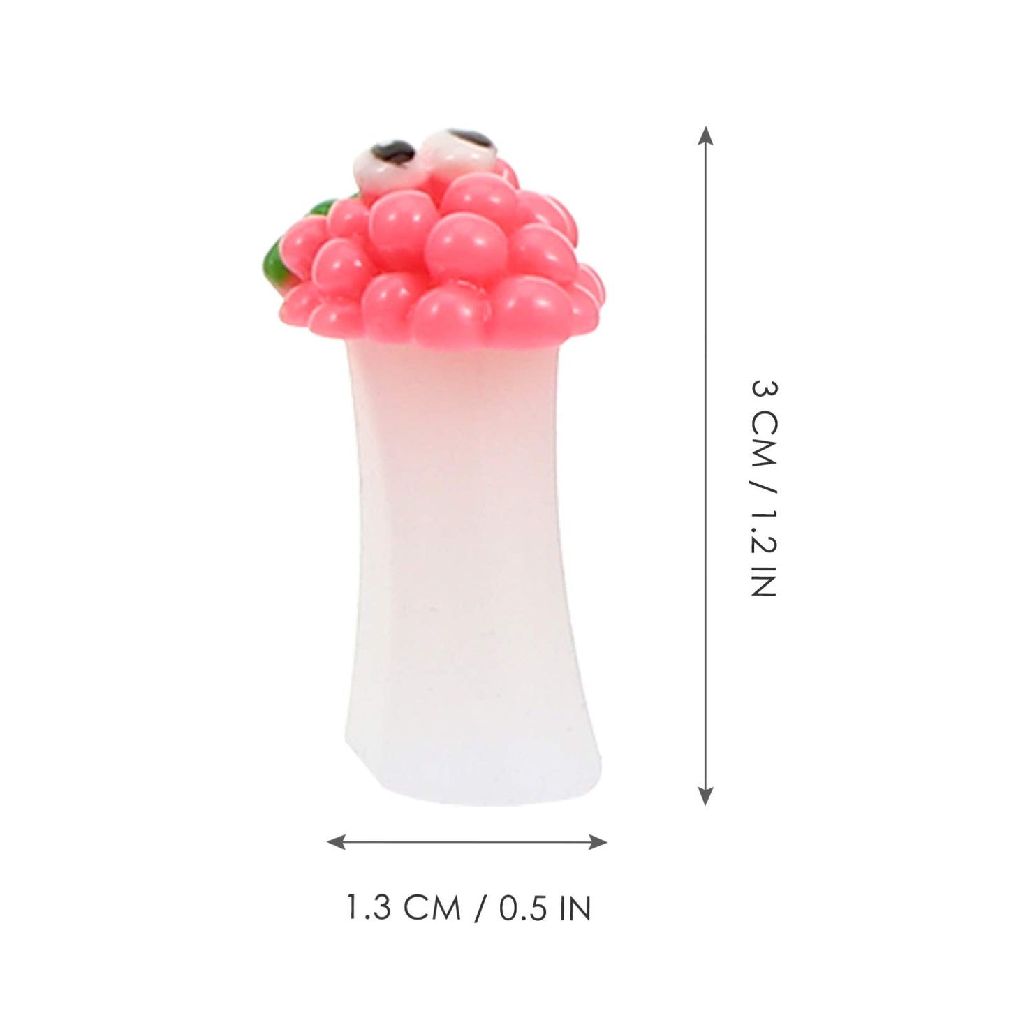 Uonlytech 24pcs Silicone Toe Separators Fruit Toe Separator Toe Nail Separators Toes Dividers Pedicures Nail Art Tools Pedicure Spacers for Nail Salon