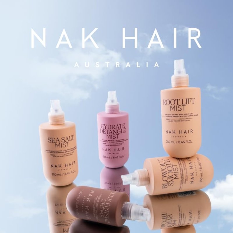 NAK Signature Blowout Mist | Heat Protectant Spray for All Hair Types - Anti-Frizz & Humidity Control, 250ml