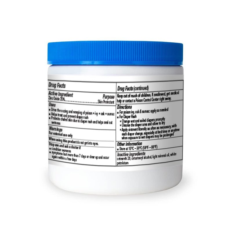 A+Health Healing Ointment Zinc Oxide 20%, Skin Protectant Barrier, 15 Oz Jar, Provides Relief and Treatment of Diaper Rash, Chafed Skin, Poison Ivy, Oak, Sumac for Adults and Babies, Fragrance Free
