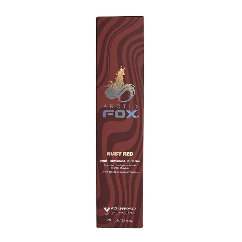 Arctic Fox Semi-Permanent Hair Dye Ruby Red - Vegan, Cruelty-Free, Ammonia-Free - 5.6 fl oz