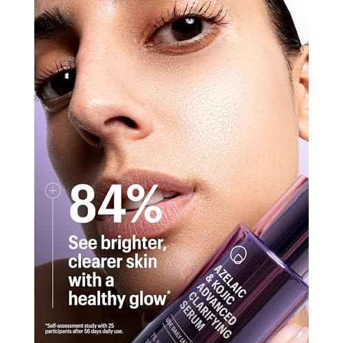 Allies of Skin Azelaic & Kojic Clarifying Face Serum | Clinically Proven for Acne & Blemish Prone Skin |10% Azelaic Acid Treats Pigmentation and Redness | Targets Pores & Uneven Skin Texture (1 Fl oz)