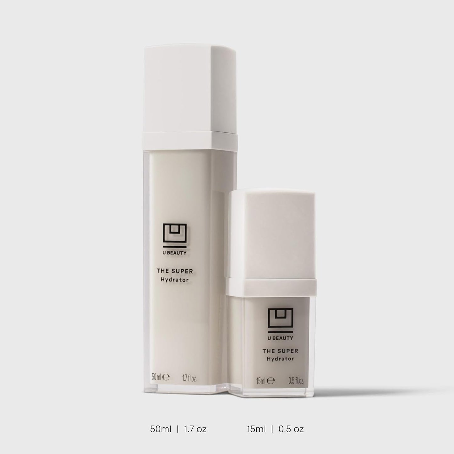 U Beauty The SUPER Hydrator | Hyaluronic Acid Moisturizing Cream - Mega-Dose Hydration with Peptides & Grapeseed Oil - 1.7 fl oz