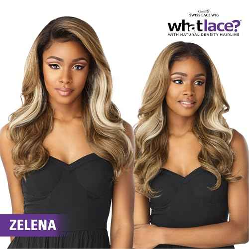 Sensationnel What Lace 13X6 Wigs - Zelena Lacefrontal Hand Tied Glueless Synthetic With Natural Density Preplucked Hairline (T1B/27)