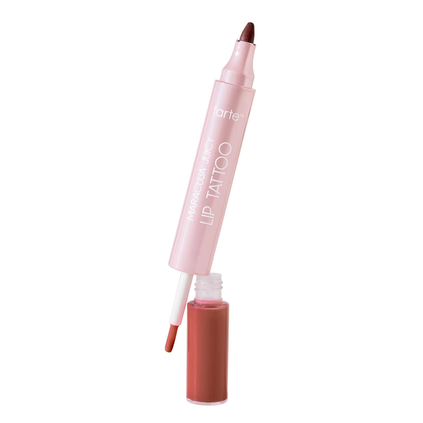 tarte maracuja juicy lip tattoo –Transfer Proof Lip Stain Tint & Nourishing Gloss Combo, 2 in 1 Lipgloss Makeup with Hyaluronic Acid & Vitamin E, Vegan & Cruelty-Free, full size, cinnamon spice