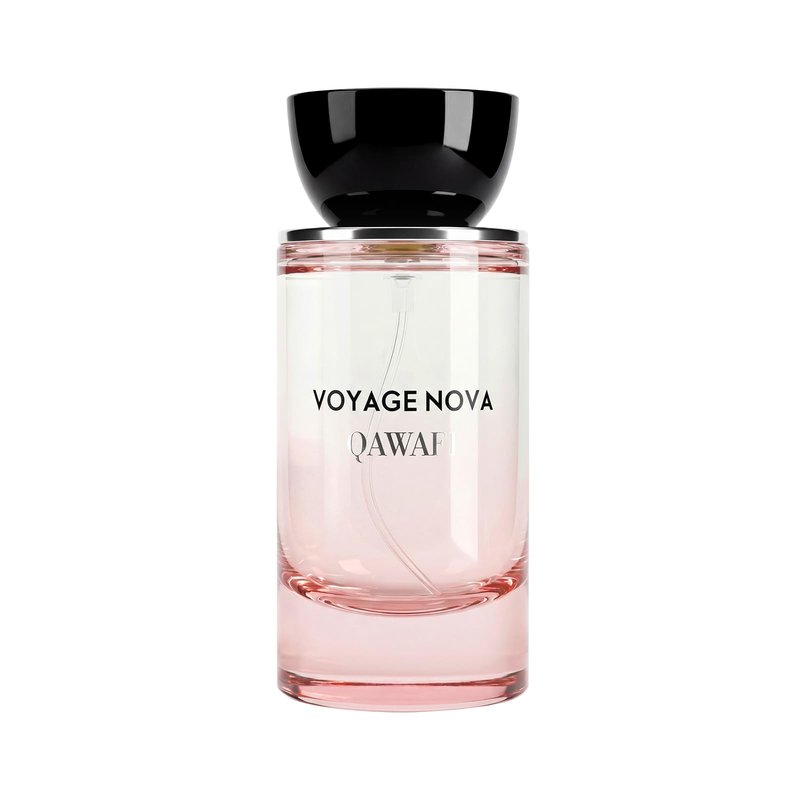 QAWAFI Voyage Nova Eau de Parfum for Women, Lychee Bergamot Ginger, Rose Peony Cocoa Blossom, Elegant Patchouli, Long Lasting Spring Fall Perfume, 50ml 1.7fl oz