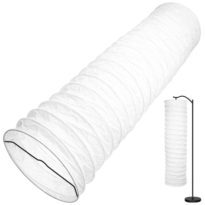 Floor Lampshade Rice Paper Lamp Shade Diploma Paper Scandinavian Style for Bedroom Living Room 36x8.7in