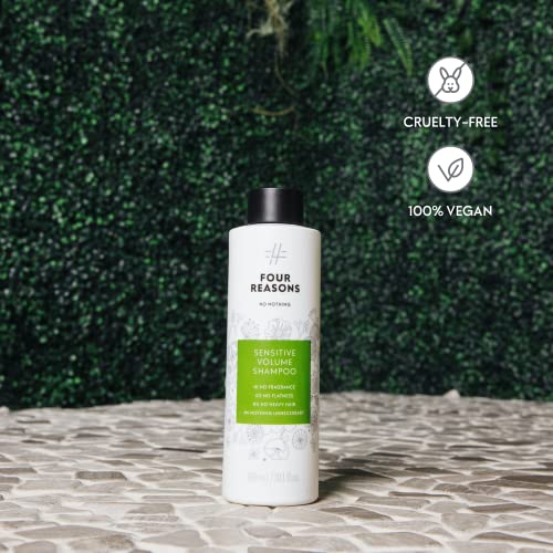 No nothing Sensitive Volumizing Shampoo - Fragrance Free - Hypoallergenic, Vegan, Paraben Free - Unscented Volume Shampoo for Sensitive Scalp and Skin ? 10.15 oz