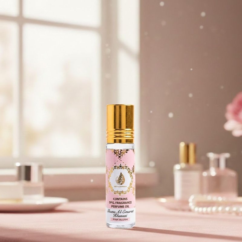 Ard Al Zaafaran Pink Blush Roll-On Perfume Oil - Khususi Scent, 10ml (0.34 FL OZ)