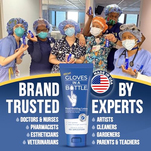 Gloves in a Bottle Shielding Lotion, Relief for Eczema and Psoriasis, 3.4 ounces (Pack of 2)