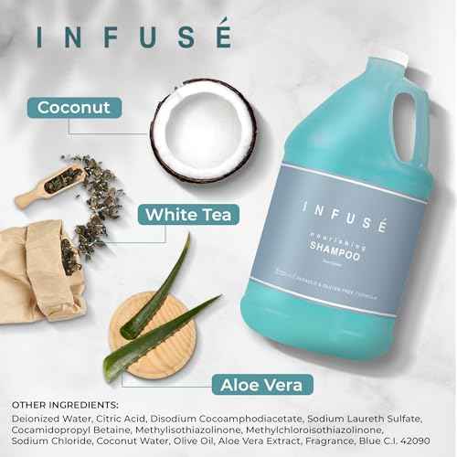 1-Shoppe All-in-Kit | H2O Tropical Infuse Hotel Shampoo | 1 Gallon | for Hospitality & Vacation Rentals to Refill Dispensers | (Single Gallon)