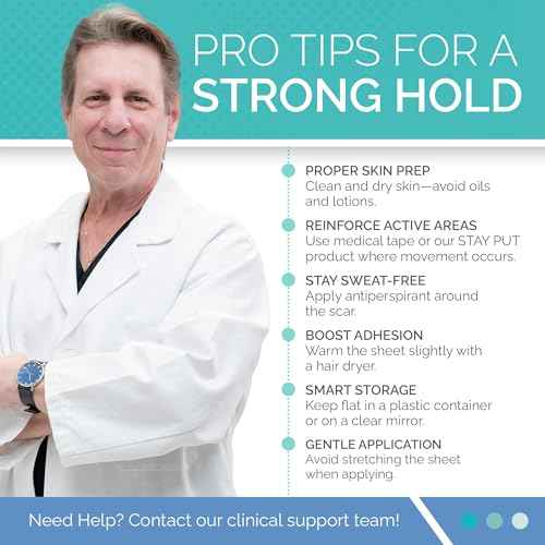 Clinically Proven Silicone Scar Sheets ? Medical Grade Tape for Surgery, C-Section, Keloids & Tummy Tuck Scars