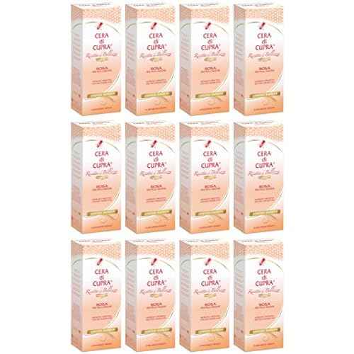 Cera di Cupra: "Rosa per Pelli Secche" Face Cream, Dry Skin, Antiage Formula * 2.53 Fluid Ounces (75ml) Tubes (Pack of 12) * [ Italian Import ]
