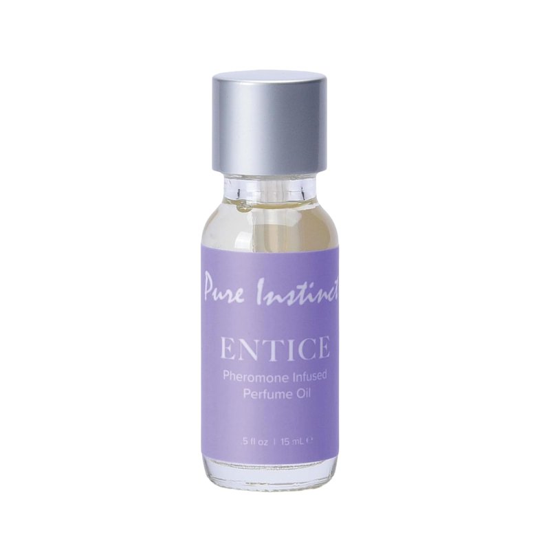 Pure Instinct | Entice Pheromone Infused Oil for Women - Long-Lasting Essential Oil Fragrance, 0.5 fl oz