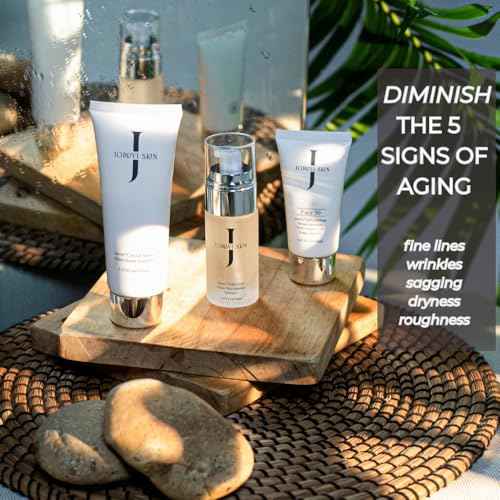 Jorovi Beauty Complete Skincare Set -6- Piece Regimen with Cleanser, Toner, Face Serum, Eye Cream, Facial Moisturizer, and SPF 50 Lotion Kit for Women & Teens (Skin care Gift Set)