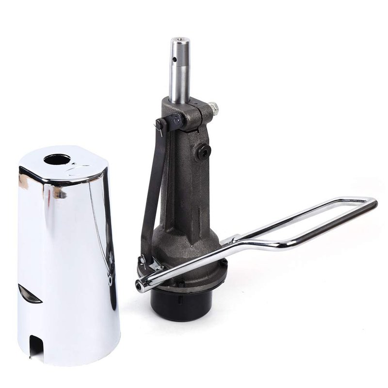 GMSLuu Barber Hydraulic Pump with Base Beauty Salon Hydraulic Replacement Pump for Hair Stylist, Adjustable Barber Salon Styling Chair Replacement Lift 661 lbs Capacity