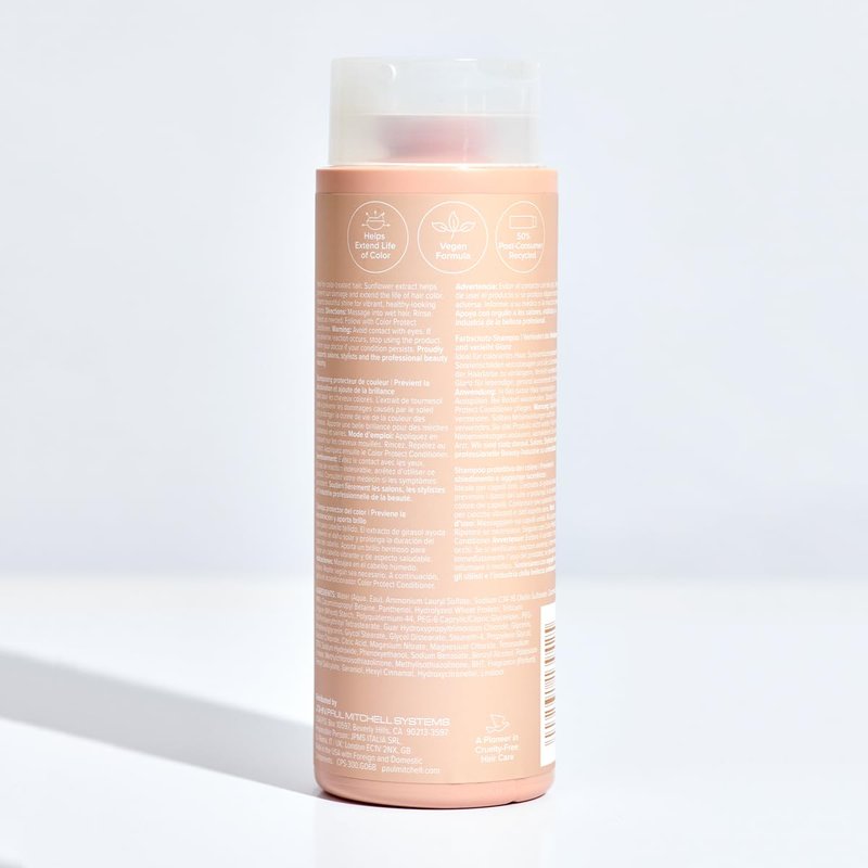 Paul Mitchell Color Protect Shampoo, Prevents Fade + Adds Shine, For Color-Treated Hair, 3.4 fl. oz