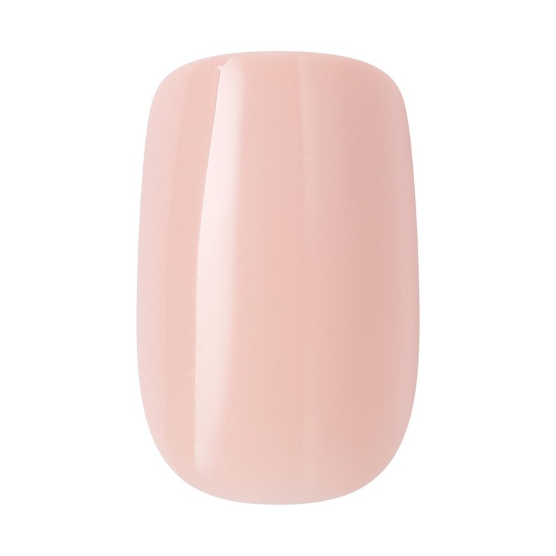 Kiss Core, Press On Nails, Nail glue included, 'Aesthetic', Pink, Short Size, Squoval Shape, Includes 32 Nails, 2g Glue, 1 Manicure Stick, 1 Mini File