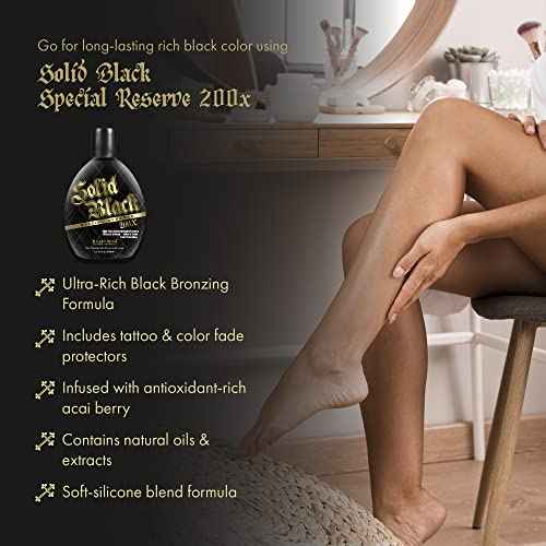 Millennium Tanning Solid Black Special Reserve 200X Tanning Lotion, 13.5 Ounces, 3-pack