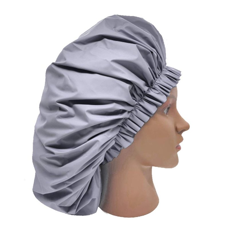 ELEBOX Premium Collection Super Jumbo Shower Cap Grey