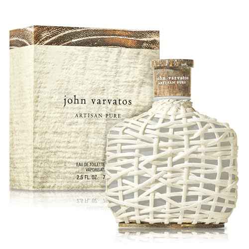 John Varvatos Men's Cologne, Artisan Pure Eau de Toilette EDT Spray, Citrus Woody Scent with Notes of Petitgrain, Orris Absolute & Mexican Primavera Wood