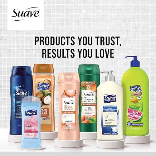 Suave Moisturizing Body Wash Women, White Tea and Lavender with Vitamin E and Aloe Extracts, No Parabens, No Phthalates, 18 Oz (Pack of 6)