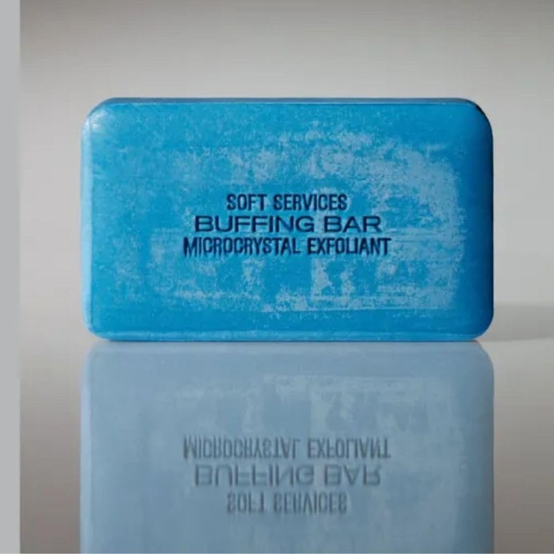 JIGME CALA SOFT.SERVICESS Buffing Bar Microcrystal Exfoliating Body Bar for KP and Ingrown Hair (2 pack, 7.5 oz)