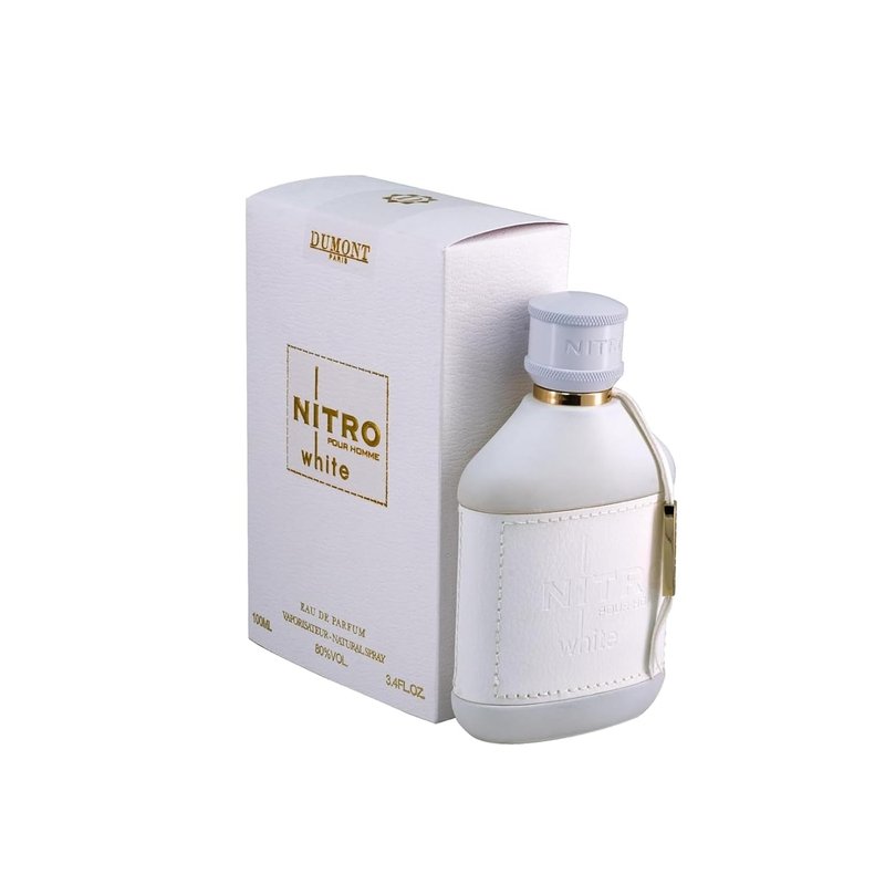 Dumont Nitro White & Nitro Elixir Perfume Bundle for Men - Long Lasting Luxury Eau De Parfum Gift Set