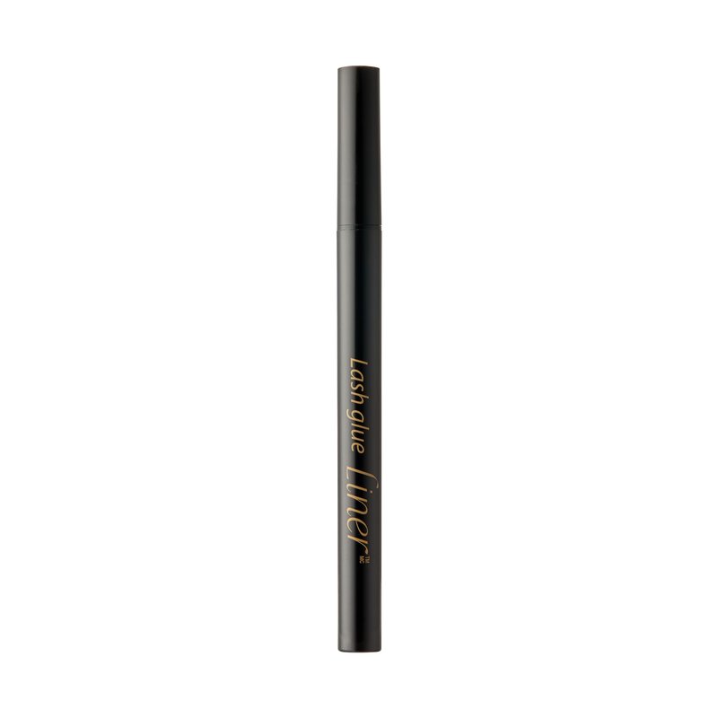 Kiss Lash GLUEliner, 2-in-1 Felt-Tip Eyelash Adhesive and Eyeliner, Matte Finish, Foolproof Application, Easy Touch-Up, 0.03 Fl Oz.- Black, Packaging May Vary