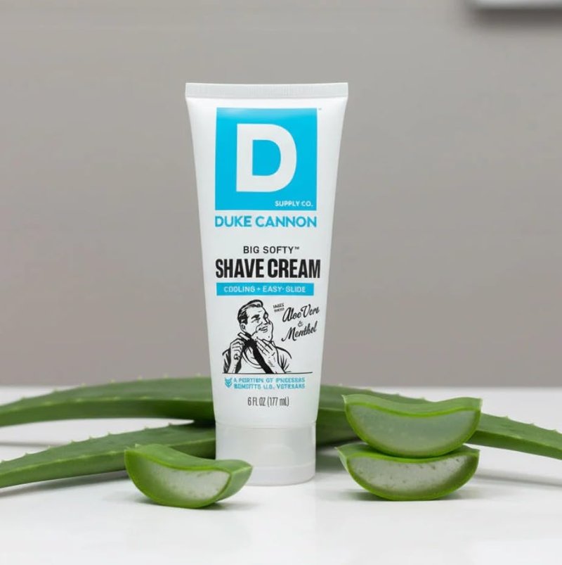 Duke Cannon Men's Shave Cream - Moisturizing 6 oz Shaving Cream for Smooth, Comfortable Shaves