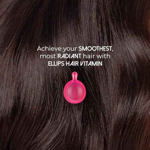 Ellips Hair Oil Hair Treatment, 50 Capsules - Hair Oil & Heat Protectant for Frizzy Hair - Support Healthy Shiny Hair
