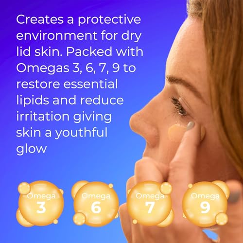 Restorative Under Eye Balm - Optometrist & Dermatologist Recommended - Anti-Aging with Moisturizing Omegas - Reduces Dryness & Smooths Fine Lines - All Natural, Fragrance-Free, Non-Comedogenic