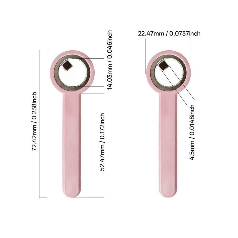 Wmool 2026 New Ring-Shaped Cat Eye Magnet for Nails, Strong Nail Magnet Tool, Portable Hollow Circular Cat Eye for Home DIY, Beginners & Nail Artists