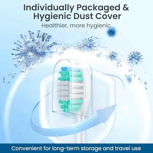 Replacement Toothbrush Heads 10 Pack Compatible with AquaSonic Black Series, Vibe Series Electric Toothbrush, White