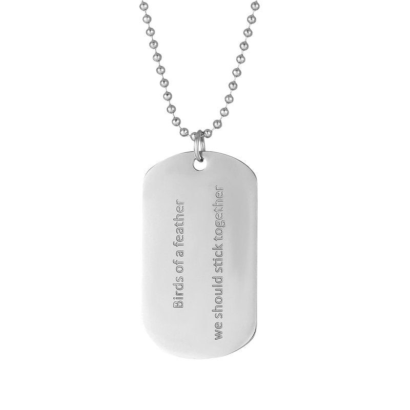 BOTVUG Birds of a Feather Necklace Singer Album Inspired Merch for Tour Concert Fans Gifts