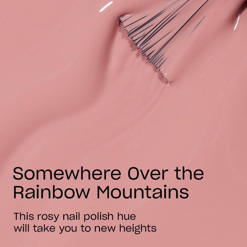 OPI Nail Lacquer Somewhere Over the Rainbow Mountains | Opaque Soft Pink Crème Chip Resistant Nail Polish | Peru Collection