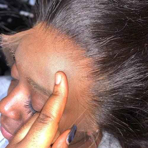 5x5 HD Lace closure 15A Straight Lace Closure Ultra-Thin and Ultra-Clear HD Lace Closure with Raw Indian Hair Bundles 14 Inch 'Boutique's Quality-Half The Price'