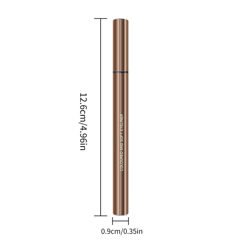 KYDA 2 Colors Liquid Eyeliner, Black Brown Matte Tint, Ultra Fine Tip, Lasting Pigment Eyeliner Pencil, Silky Smooth Formula, Quick Drying