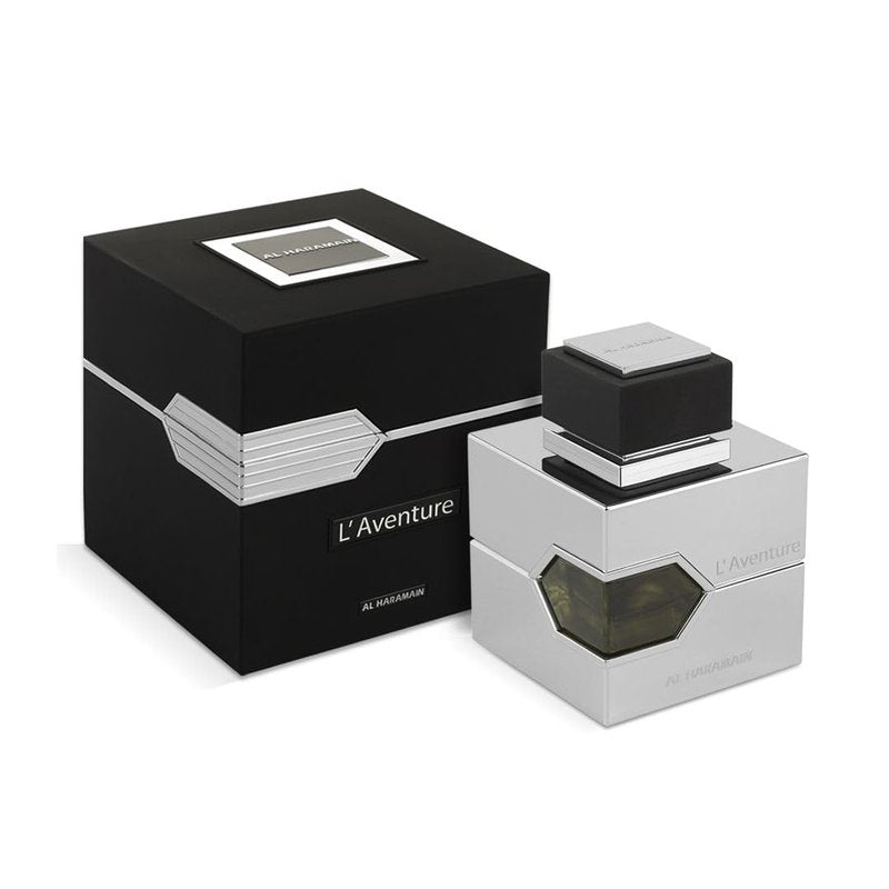 Al Haramain L'Aventure Eau de Parfum Spray - 3.33 Ounce | Captivating Fragrance for Men