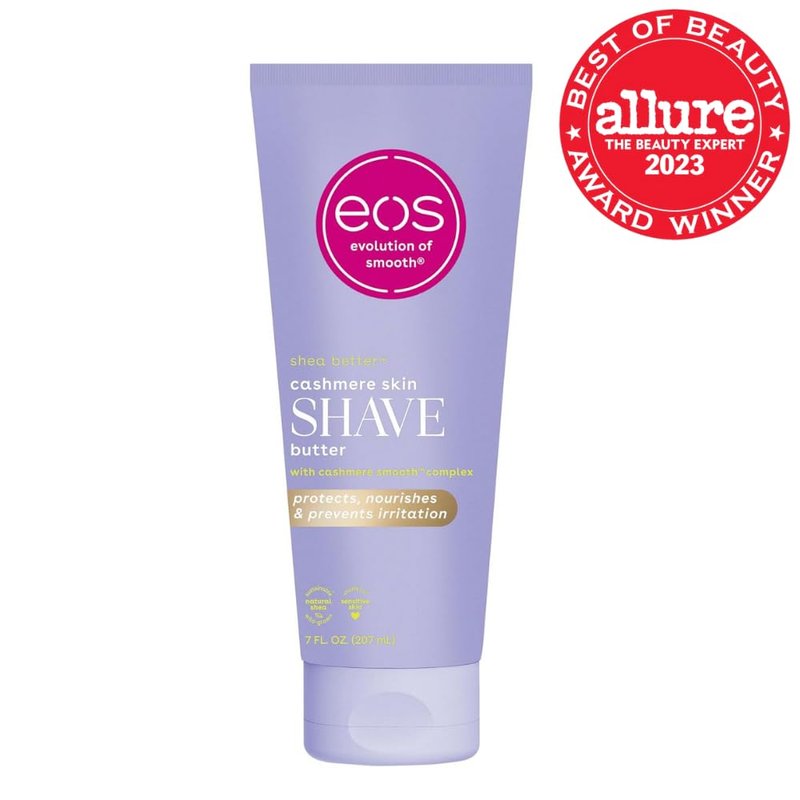 eos Cashmere Skin Collection Shave Butter - Vanilla Cashmere, Moisturizing Non-Foaming Cream, 7 fl oz