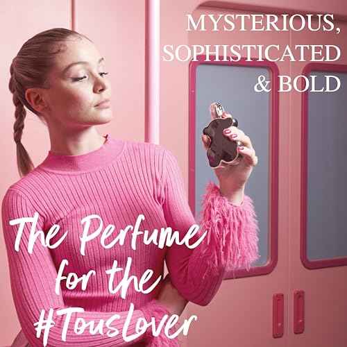 TOUS Love Me The Onyx Parfum for Women. Floral, Fruity, Oriental Long-Lasting Perfume with Notes of Black Orchid, Vanilla, Peony and Sandalwood. Elegant Fragrance for Daily Wear, 3 Fl Oz